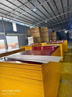 Panneaux de coffrage en bois massif de pin et d'eucalyptus, surface lisse, durables, multicouches, panneaux rouges pour coffrage