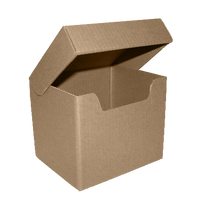 Grandes boîtes de rangement en papier kraft de taille personnalisée Boîte en carton pour documents de banquier Boîte en carton ondulé avec couvercle