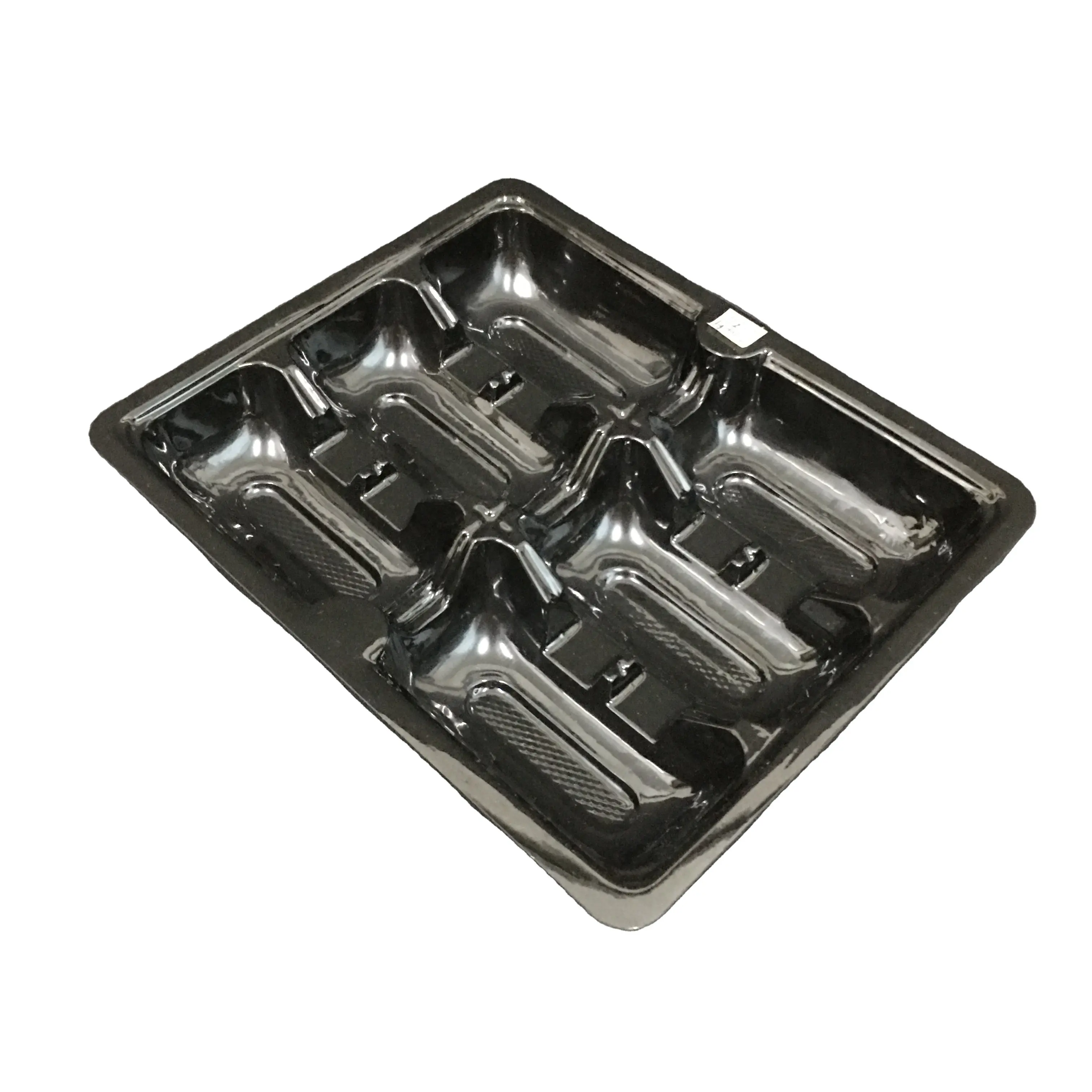 wholesale PET Plastic food compartment oyster tray for oyster