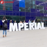 Lettres et chiffres 3D personnalisés de toutes tailles, logo, enseigne autoportante pour intérieur et extérieur, pour la promotion de la marque