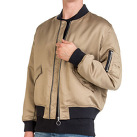 Veste de sport d'équipe personnalisée Veste en satin pour homme Veste en satin 100% polyester