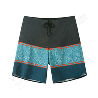 Haute qualité grande taille été hommes rayure maillot de bain blanc hommes Boardshorts en gros