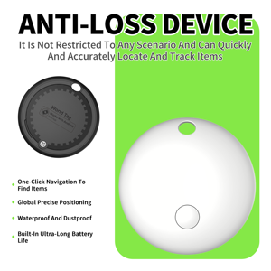 อุปกรณ์ค้น<span class=keywords><strong>หา</strong></span>สิ่งของรุ่นล่าสุด ตัวติดตามป้องกันการสูญ<span class=keywords><strong>หา</strong></span>ยสำหรับ Android <span class=keywords><strong>Google</strong></span> Find My Device สำหรับกระเป๋า กุญแจ จักรยาน สัตว์เลี้ยง แบตเตอรี่ใช้งานได้ยาวนาน - Product Image 1