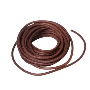Colored Round Leather Cord 3Mm For DIY Jewelry Making <b>Bracelet</b> Necklace Material Solid Color Round Shape 5M Length - Product Image 5