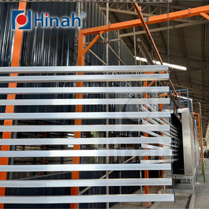 Nhôm Profile Gỗ Kết Thúc Tĩnh Điện Powder Coating Line - Product Image 2