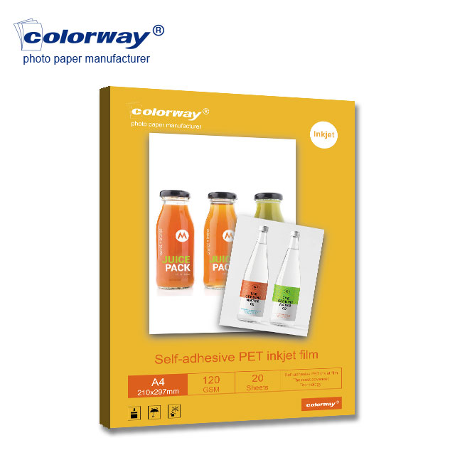 Водонепроницаемая самоклеящаяся глянцевая фотобумага для струйной печати на радиоуправлении, Размер A4, белый цвет, 20 лет