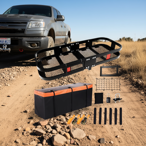 Bolsa de carga plegable impermeable para remolque de alta resistencia, 500 lb, 60x24x14 pulgadas, para camión con marco para placa de matrícula - Product Image 2