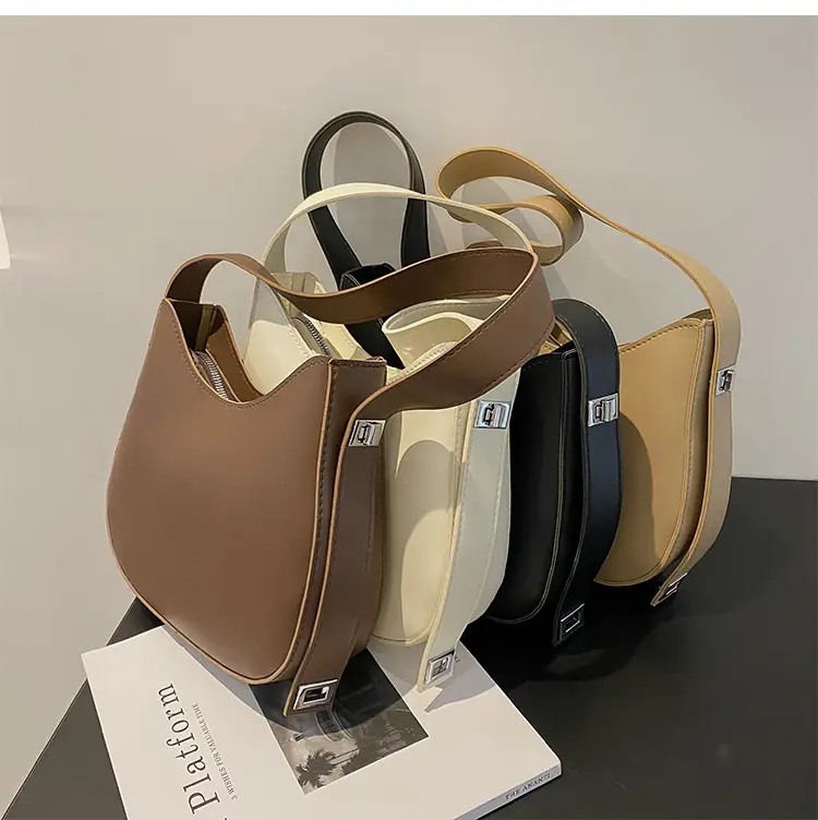 2023 autumn simple leisure large capacity crossbody bag women's clutch fashion women's leather handbag