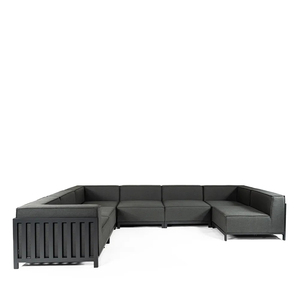 أريكة على شكل حرف L من الألومنيوم في حديقة من الألومنيوم - Product Image 6