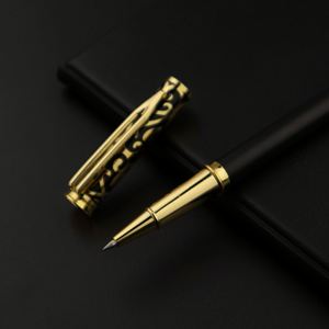Wholesale Luxury Office Writing Custom Logo Plastic Metal Personalised Ballpoint <b>Pens</b> 0.5 mm Black Ink Non-Erasable Gift Set <b>Box</b> - Product Image 3