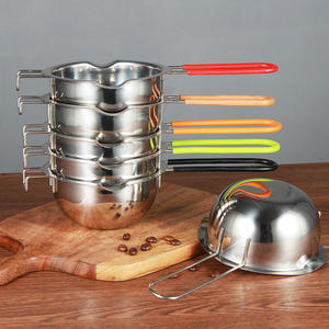 Pot de fondant pour chocolat en acier inoxydable 304, outils pour gâteaux, Double chaudière, bougie à bonbons, <span class=keywords><strong>fontaine</strong></span>, bol à fromage chauffant, 1 pièce - Product Image 2