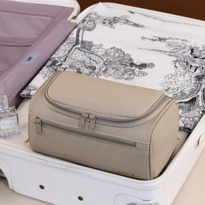 Bolsa <span class=keywords><strong>de</strong></span> Aseo Colgante con Textura Taslon, Organizador <span class=keywords><strong>de</strong></span> Cosméticos Multifuncional con Diseño <span class=keywords><strong>de</strong></span> Gancho, Ideal para Viajes, Bolsa <span class=keywords><strong>de</strong></span> Maquillaje Portátil <span class=keywords><strong>de</strong></span> Gran Capacidad - Product Image 1