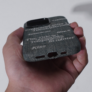 เคสโทรศัพท์ทำจากวัสดุยีนส์เดนิมสำหรับ iPhone 15 Pro พร้อมข้อความกำหนดเองได้ภายในเคสสำหรับ iPhone 16ซีรีส์ - Product Image 4