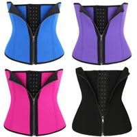 Faja Reductora Deportiva para Mujer, Transpirable, de Talla Grande, con Soporte Firme, Moldeadora de Cintura, para Pérdida de Peso, Elegante, Talla XS