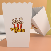 Seau à Popcorn Personnalisé Écologique Imprimé – Boîte à Emporter pour Popcorn et Frites