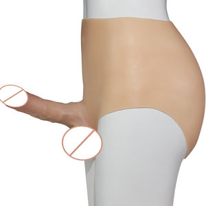 Hochrealistischer Weicher Großformatiger Penis Erwachsenen-Spielzeug Lesbischer Strap-On <span class=keywords><strong>Dildo</strong></span> Inklusive Silikon-Unterwäsche Beflockte Version - Product Image 3
