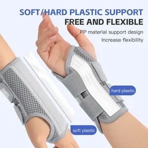 สายรัดข้อมือไนลอน2ชิ้นพร้อมสายคู่แบบปรับได้ดีไซน์บางสำหรับป้องกันนิ้วและอาการปวดนิ้วหัวแม่มือ - Product Image 3
