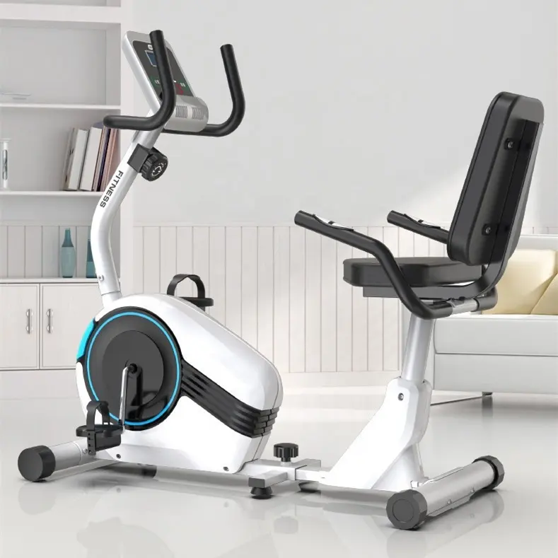 Presa professionale per attrezzature per il Fitness di alta qualità bicicletta magnetica Recumbent Bike