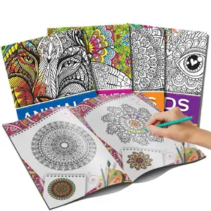 New Designs Reusable Graffiti Children Kids Magic Coloring Book Adult Drawing Painting Book For Kids