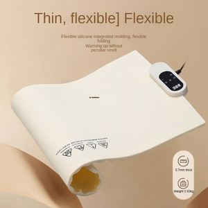 Luxury & Modern Fast Heating Adjustable Temperature Custom Logo Silicone Electric Food Warming Mat Foldable Kitchen Table Use - Product Image 4