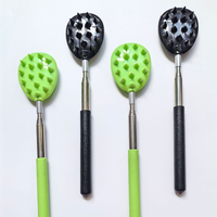 Grattoir à dos extensible double face en forme de cactus pour enfants et jeunes adultes, unisexe, pour gratter la tête et le dos