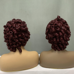 Trendy SDD Full Machine Made Spring Fringe <b>Bob</b> <b>Wig</b> ,100% Human Hair Full Density Long-Lasting Styling <b>Wig</b> - Product Image 3