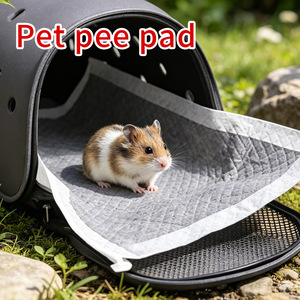 Tapis de toilette jetables pour animaux de compagnie, absorbants, désodorisants, en tissu non tissé, pour petits animaux - Product Image 4