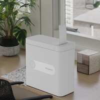 Mini imprimante thermique portable pour étiquettes, avec batterie 1200 mAh, 203 dpi, sans encre, pour créer des étiquettes de prix, noir et blanc
