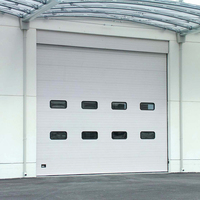 Portes segmentées en PVC industrielles très vendues pour la logistique d'entrepôt, porte automatique
