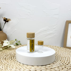 Tube en verre de conception personnalisée, surface lisse, bouchon à vis anti-enfants - Product Image 5