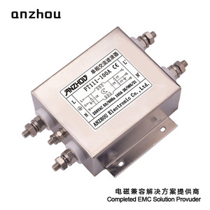 Filtro EMI Anzhou FT111 100A Monofásico para Corriente Alterna, Filtro de Modo Común - Product Image 2