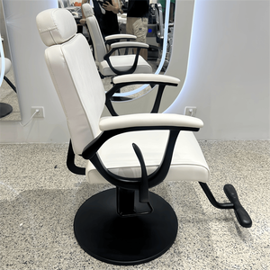 Sillón <span class=keywords><strong>de</strong></span> Barbería Reclinable <span class=keywords><strong>de</strong></span> Alta Gama con Diseño Minimalista Moderno y Material <span class=keywords><strong>de</strong></span> PVC para Salones <span class=keywords><strong>de</strong></span> Belleza y Peluquerías - Product Image 3