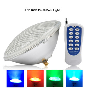 PAR56 <span class=keywords><strong>Base</strong></span> LED <span class=keywords><strong>Piscina</strong></span> Bombilla Luz 12V Vidrio de alta calidad IP68 Iluminación de paisaje subacuático Estanque Spa Lámpara de bañera - Product Image 4
