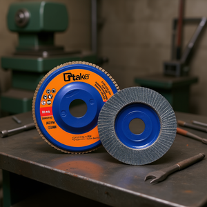 Disco de Láminas Ttake 125x22 mm Zirconium Plus con Respaldo de Nylon Abrasivo para Ruedas de Pulir - Product Image 3