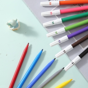 Pennarelli Lavabili da 12/24 Colori, Penne ad Acqua <span class=keywords><strong>per</strong></span> Disegno e Scrittura <span class=keywords><strong>per</strong></span> Bambini e Scuola - Product Image 2