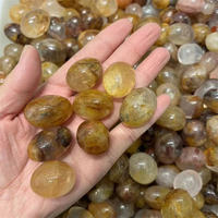 Pierres précieuses en vrac de haute qualité 20-30 mm, pierres roulées naturelles Golden Healer en vente en gros