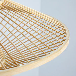 Luminaires suspendus en bambou E27 de Style japonais, lampe suspendue pour salon, chambre à coucher, <span class=keywords><strong>salle</strong></span> à <span class=keywords><strong>manger</strong></span>, Loft, <span class=keywords><strong>Luminaire</strong></span> suspendu - Product Image 5