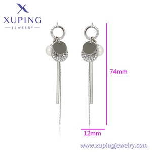 A00507743 Joyería XUPING al por Mayor, Pendientes Largos <span class=keywords><strong>de</strong></span> Moda con Borlas para Mujer - Product Image 2