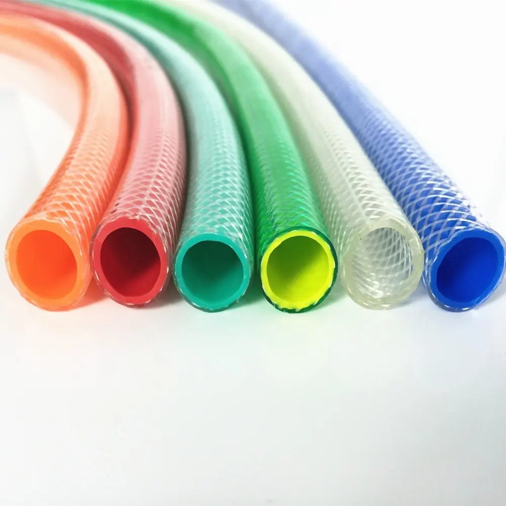1/2" size 30/50 meter Anti-UV green PVC garden hose with fittings for irrigation