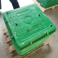 Couvercle d'accès composite SMC B125 360x360mm pour carrière et drainage routier