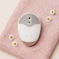 Brosse nettoyante faciale automatique à double moteur avancée, étanche IPX6, sonique, en silicone, électrique, rechargeable