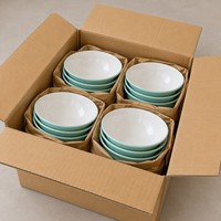 Bol à soupe empilable bicolore en mélamine pour restaurants et hôtels