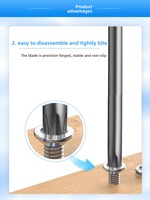 Moteur de perceuse électrique ultra-résistant aux chocs 220V avec aimant puissant, ultra-automatique, 0,5kg, garantie 1 an