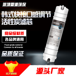 Cartouche filtrante T33 intégrée avec charbon actif post-filtration pour purificateur d'eau, installation facile - Product Image 5