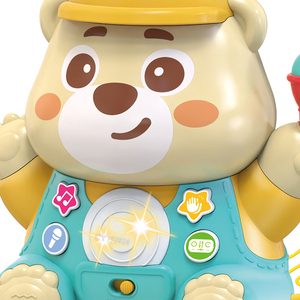 Máy Karaoke Gấu Thiết Kế Mới Đồ Chơi Âm Nhạc Cho Bé Micro Đồ Chơi Âm Nhạc Có Đèn Cho Trẻ Tập Đi - Product Image 4