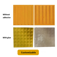 Carreaux de pavage tactiles résistants aux chocs antidérapants de confiance pour les installations publiques extérieures et les projets scolaires Design moderne