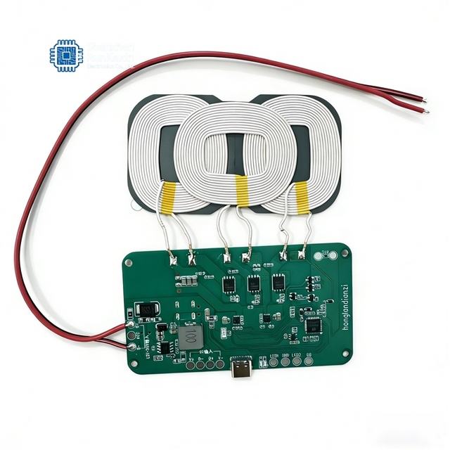 Qi Wireless Charging Coil Module 5W 10W 15W Custom Transmitter Receiver PCBA
