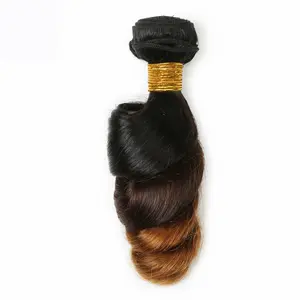 Loose Wave 1b 4 30 Wholesale Human Hair Extension Ombre Colors Brazilian Hair Bundles