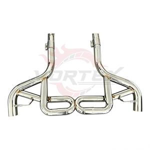Sistema de Escape Catback Recto de Acero Inoxidable Vortex para Mercedes AMG GTS GT 4.0T 3.0T con Doble Salida Cromada y Sistema de Sonido - Product Image 5
