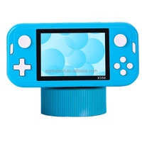 X350 konsol Game genggam klasik portabel, Joystick ganda Game bawaan 8600 Game 3.5 inci IPS layar HD pemutar Game Retro